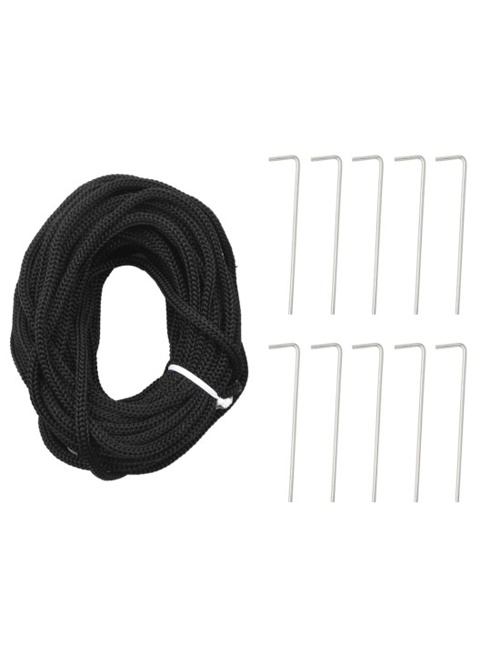 Joulukuusi piikillä 310 kylmän valkoista led-valoa 300 cm