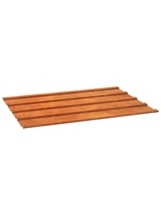 Kattopaneelit 12 kpl ruoste 60x44 cm corten teräs