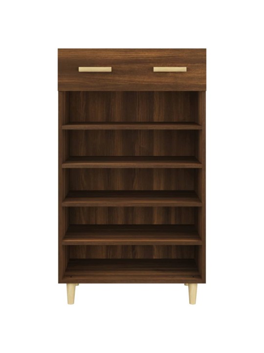 Kenkäkaappi ruskea tammi 60x35x105 cm tekninen puu