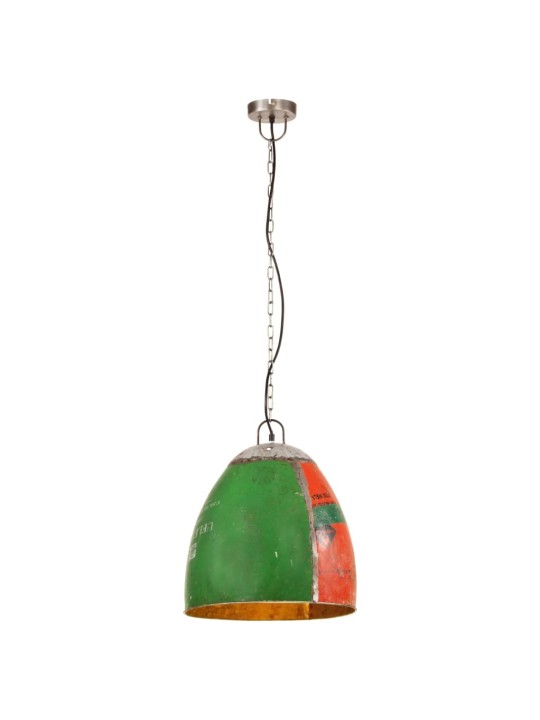 Teollistyylinen riippuvalaisin 25w monivärinen pyöreä 42 cm e27