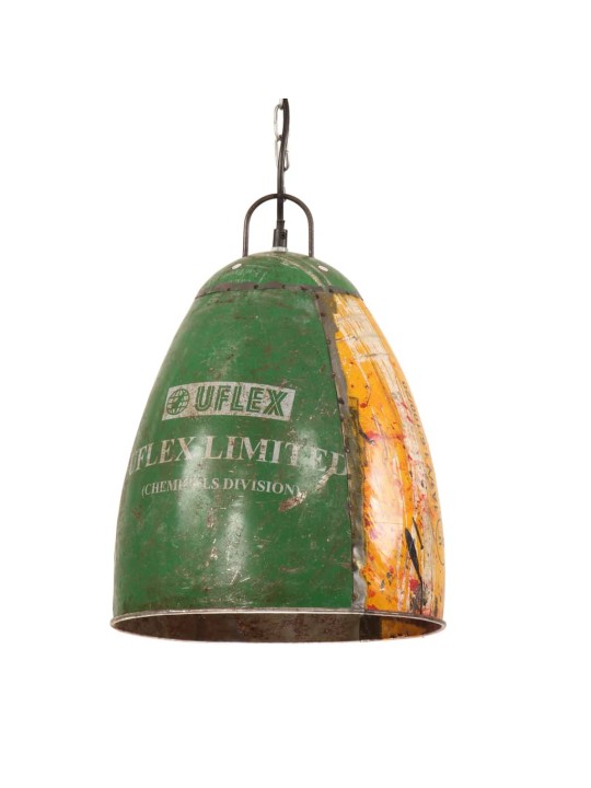 Teollistyylinen riippuvalaisin 25w monivärinen pyöreä 32 cm e27