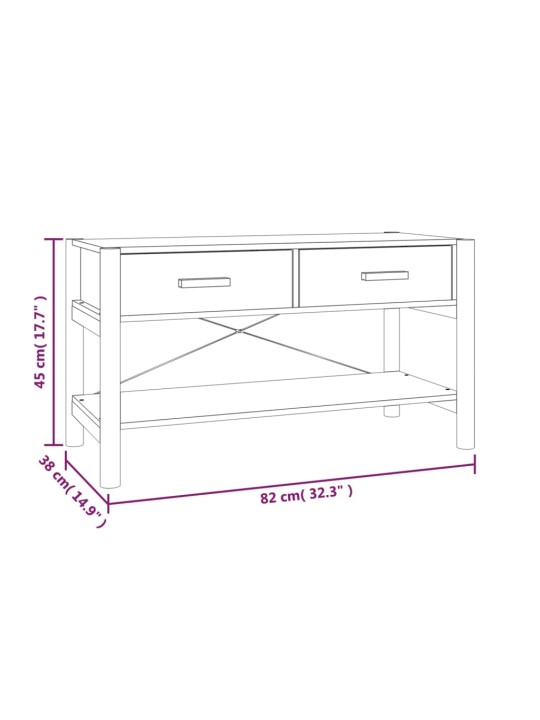 TV-taso 82x38x45 cm tekninen puu