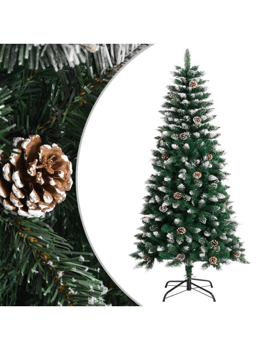 Tekojoulukuusi jalustalla vihreä 120 cm PVC