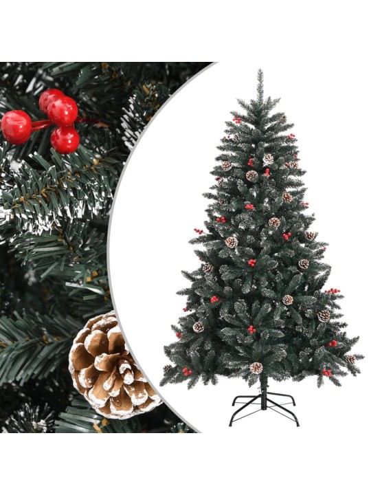 Tekojoulukuusi jalustalla vihreä 120 cm PVC