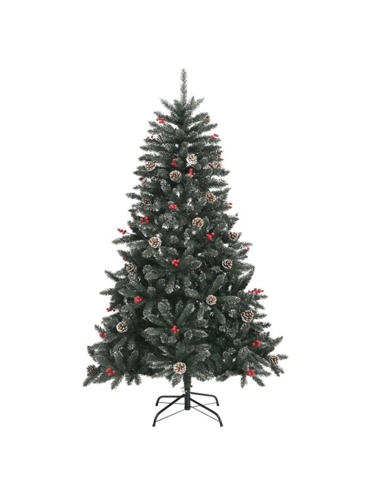 Tekojoulukuusi jalustalla vihreä 120 cm PVC