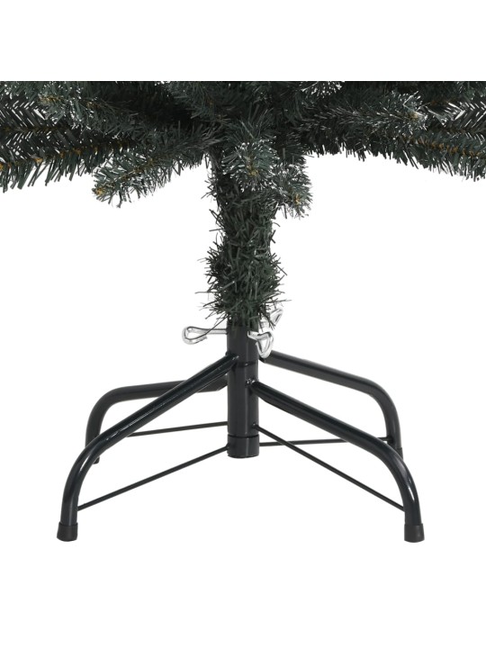 Ohut tekojoulukuusi jalustalla vihreä 120 cm pvc