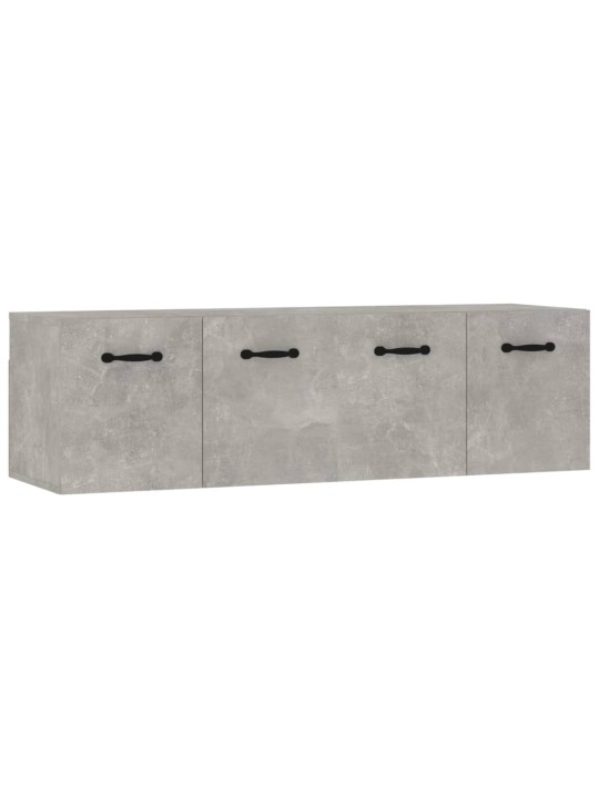 Seinäkaapit 2 kpl betoninharmaa 80x35x36,5 cm tekninen puu