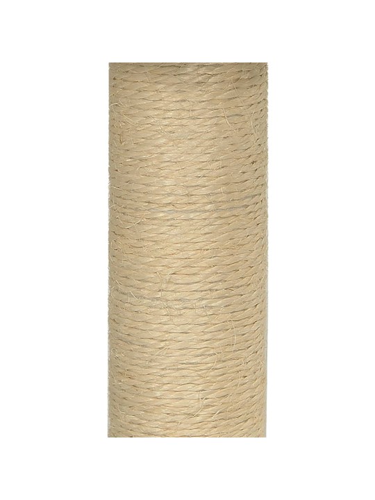 Kissan kiipeilypuu sisal- raapimispylväällä kerma 74 cm