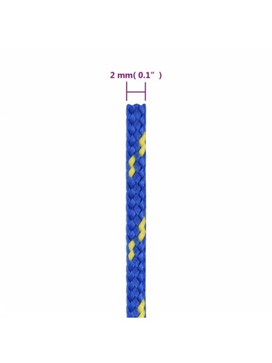 Veneköysi sininen 2 mm 50 m polypropeeni