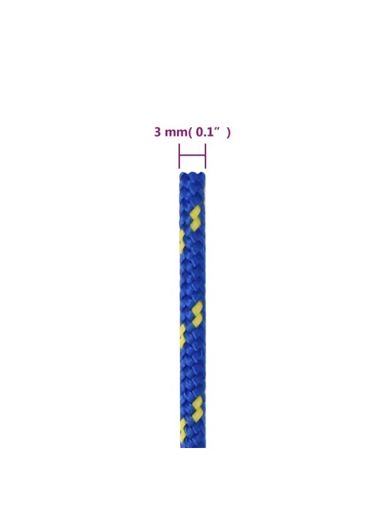 Veneköysi sininen 2 mm 25 m polypropeeni