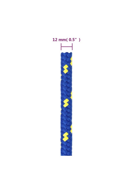 Veneköysi sininen 12 mm 25 m polypropeeni