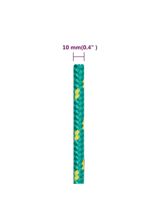 Veneköysi vihreä 10 mm 25 m polypropeeni