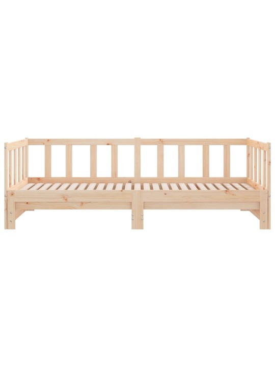 Sohvasänky ulosvedettävä 2x (80x200) cm täysi mänty