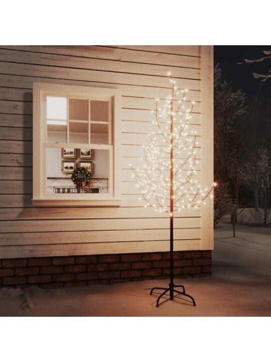 Kirsikankukka LED-puu lämmin valkoinen 220 LED-valoa 220 cm