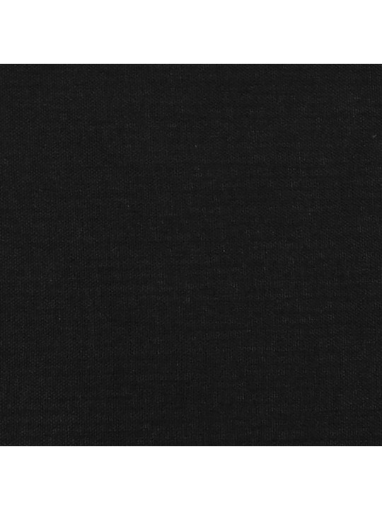 Sängynrunko ilman patjaa musta 90x190 cm single kangas