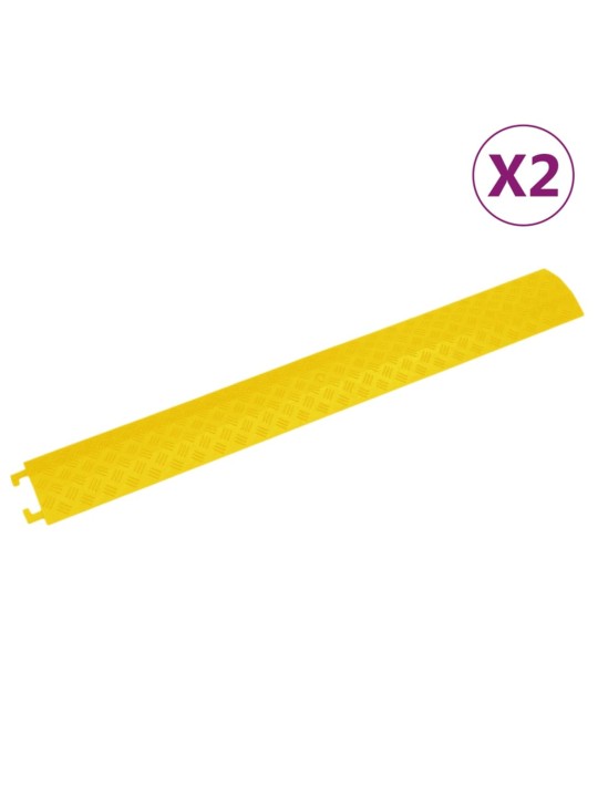 Kaapelisuojarampit 2 kpl 98,5 cm keltainen