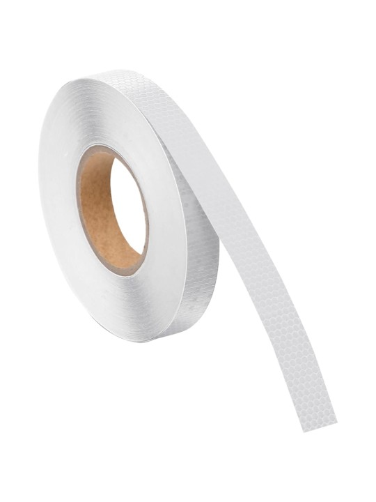 Heijastinteippi valkoinen 2,5 cm x 50 m PVC