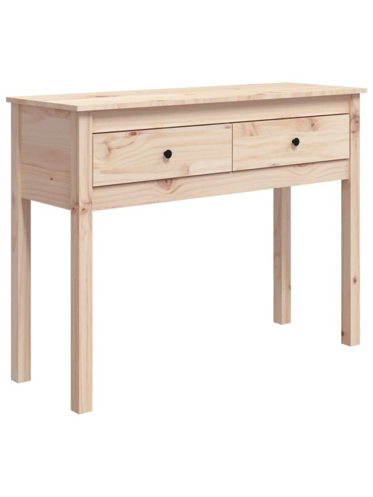Konsolipöytä 100x35x75 cm täysi mänty