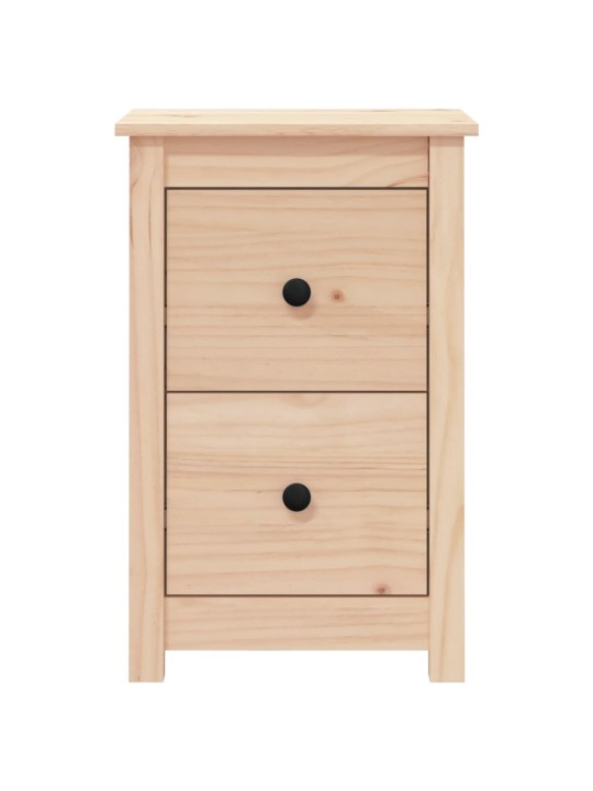Yöpöydät 2 kpl 40x35x61,5 cm täysi mänty