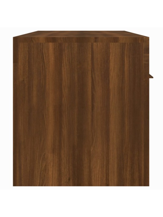 Tv-taso led-valoilla ruskea tammi 140x36,5x40 cm