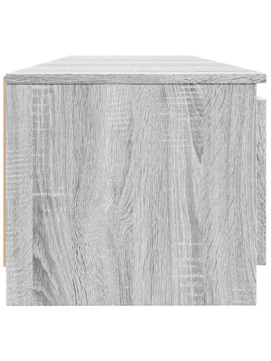 Tv-taso led-valoilla harmaa sonoma 140x40x35,5 cm