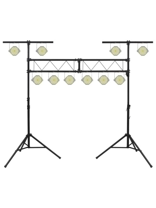 Valoteline musta 338x115x(180-300) cm teräs