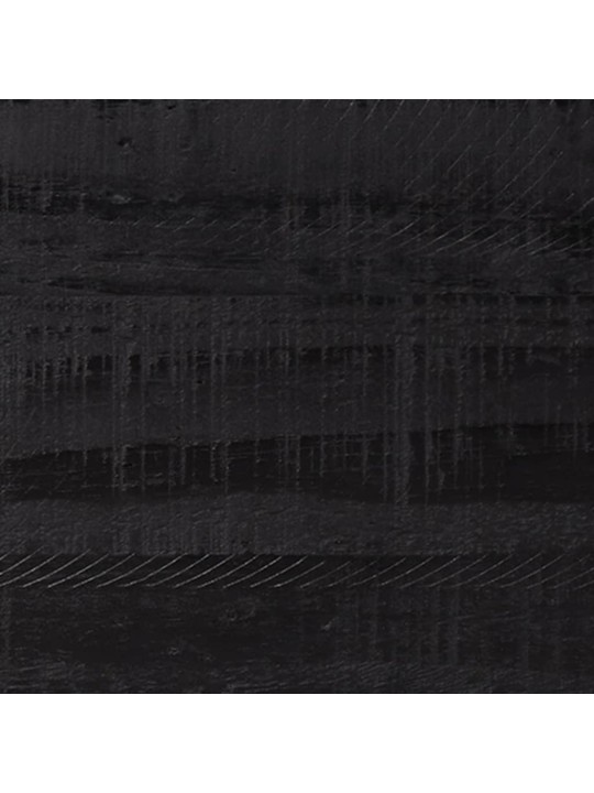 Tv-taso musta 110x35x48 cm täysi mänty