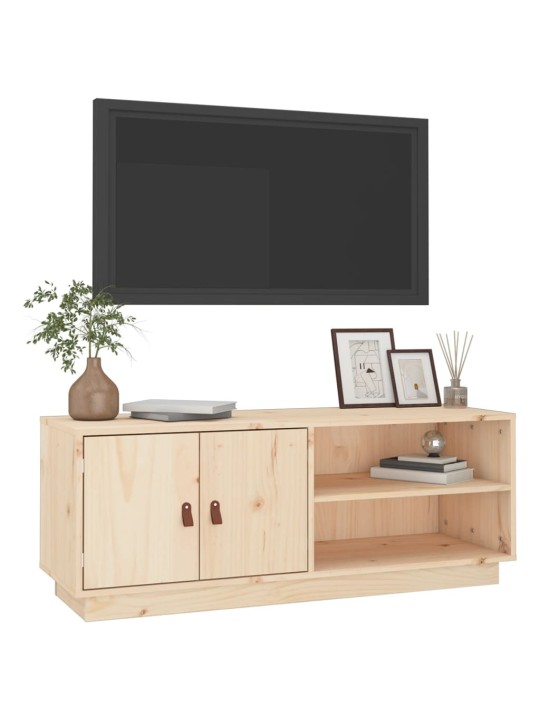Tv-taso 105x34x40 cm täysi mänty
