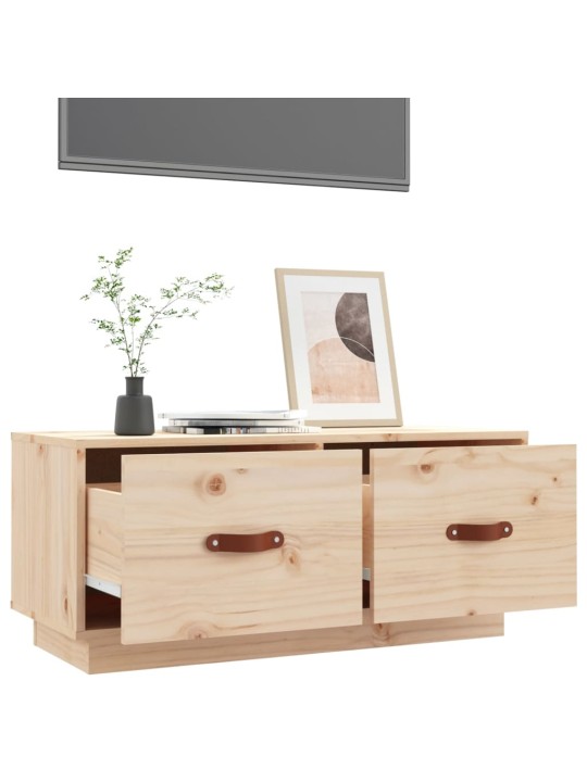 Tv-taso 80x34x35 cm täysi mänty