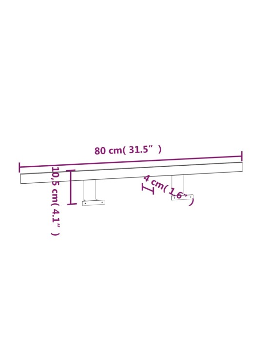 LED-peilivalo 13 W lämmin valkoinen 80 cm 3000 K