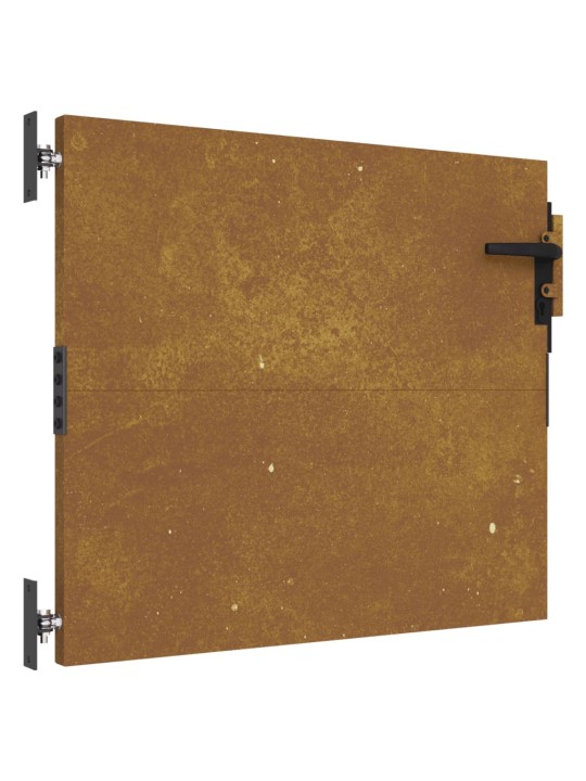 Puutarhaportti 85x75 cm corten teräs