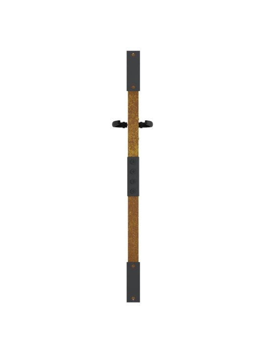 Puutarhaportti 85x75 cm corten teräs