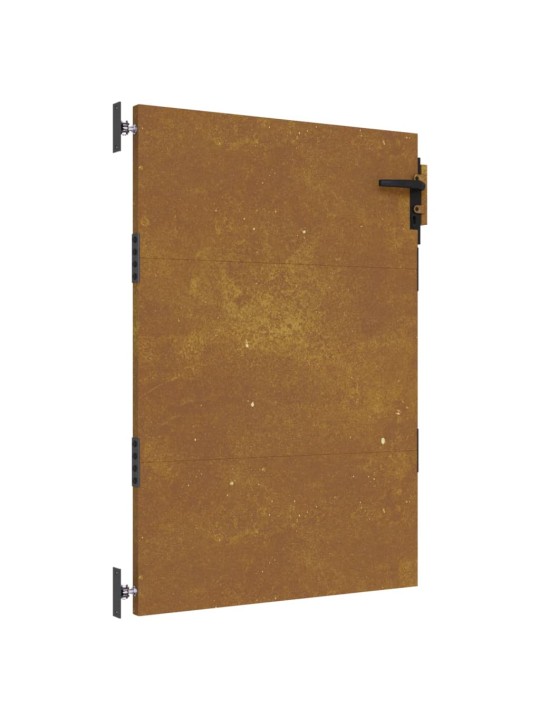 Puutarhaportti 85x150 cm corten teräs