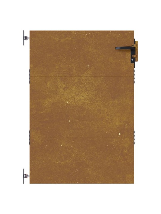 Puutarhaportti 85x150 cm corten teräs