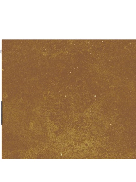 Puutarhaportti 85x150 cm corten teräs
