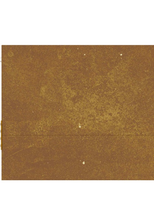 Puutarhaportti 85x200 cm corten teräs