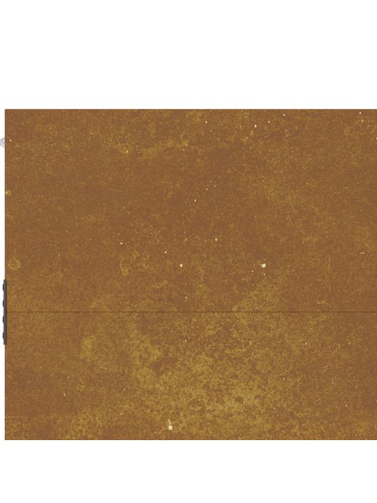 Puutarhaportti 105x130 cm corten teräs