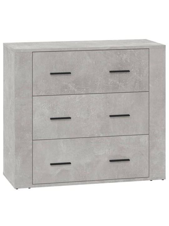 Senkki betoninharmaa 80x33x70 cm tekninen puu