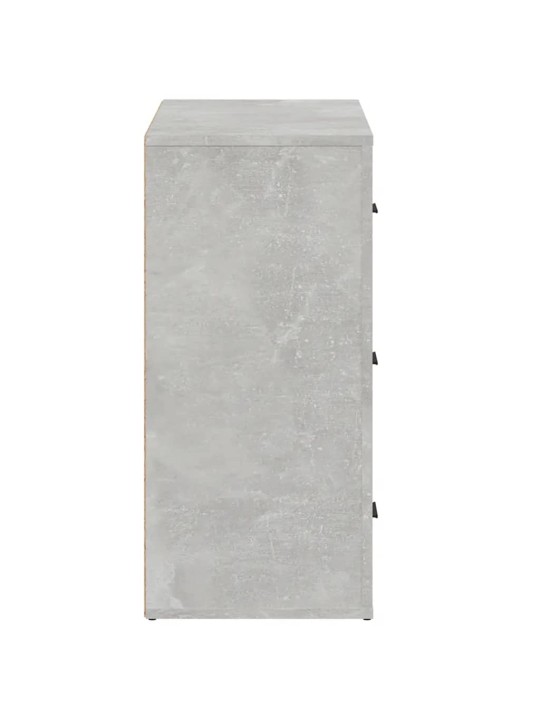 Senkki betoninharmaa 80x33x70 cm tekninen puu