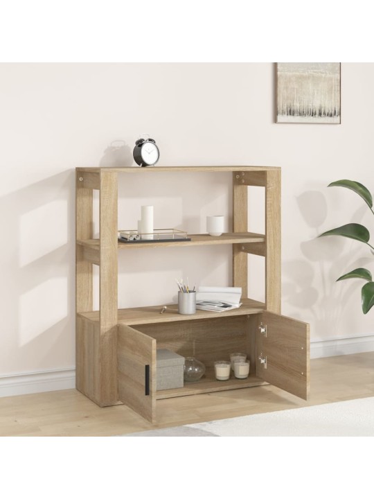 Senkki sonoma-tammi 80x30x90 cm tekninen puu