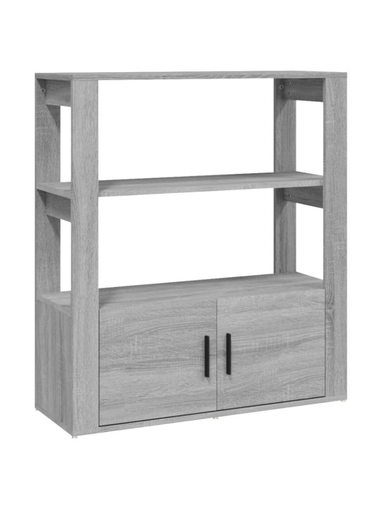 Senkki harmaa sonoma 80x30x90 cm tekninen puu