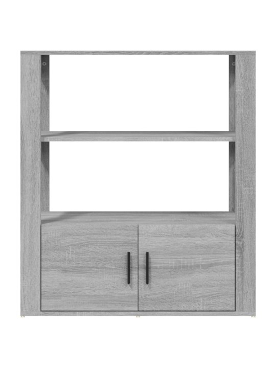 Senkki harmaa sonoma 80x30x90 cm tekninen puu