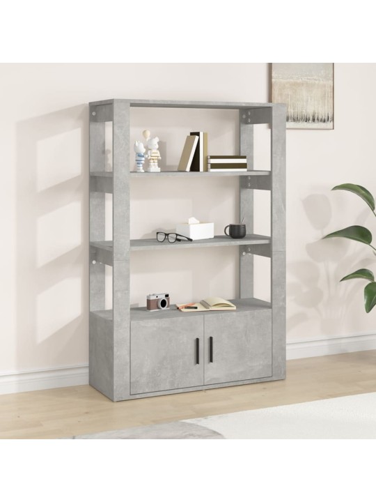 Senkki betoninharmaa 80x30x119,5 cm tekninen puu