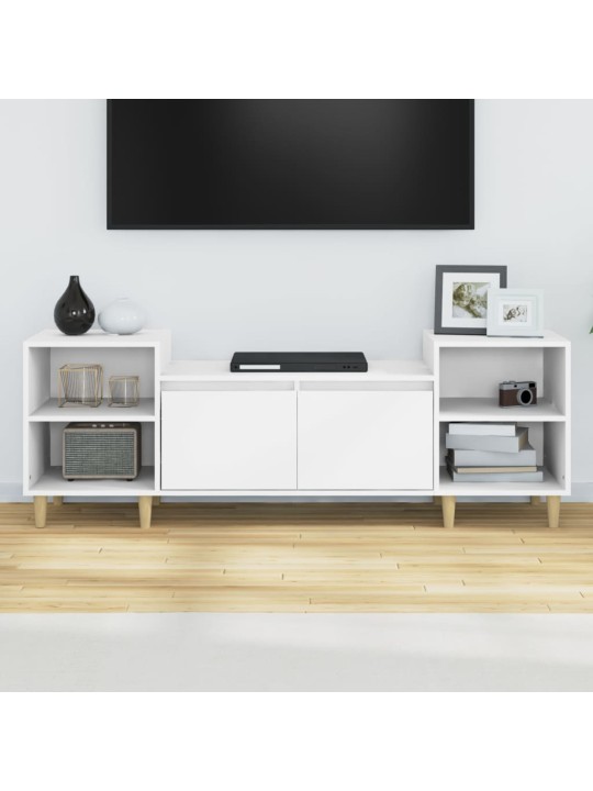 Tv-taso valkoinen 160x35x55 cm tekninen puu