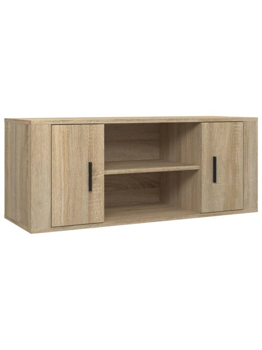 Tv-taso sonoma-tammi 100x35x40 cm tekninen puu
