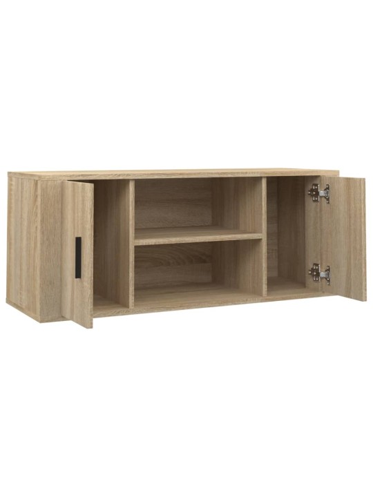 Tv-taso sonoma-tammi 100x35x40 cm tekninen puu