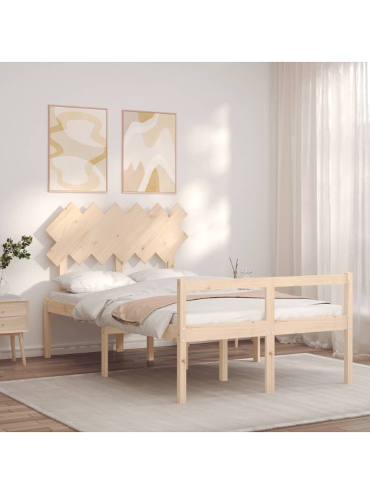 Vanhusten sänky päädyllä small double täysi puu