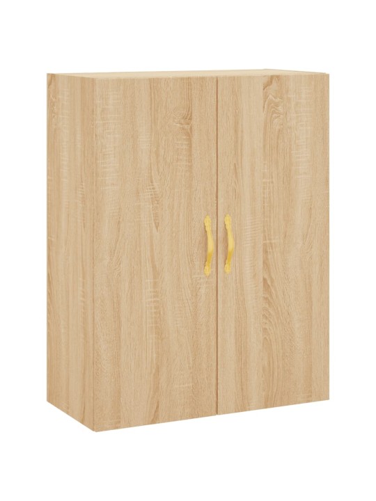 Seinäkiinnitettävät kaapit 2 kpl Sonoma-tammi 69,5x34x90 cm