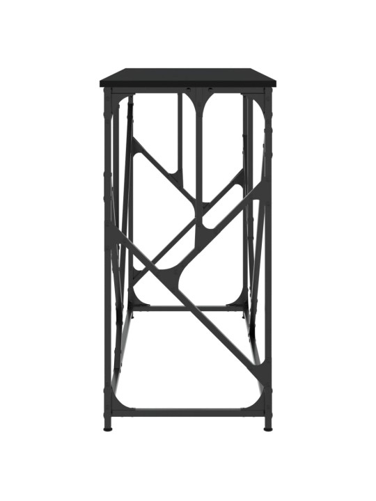 Konsolipöytä musta 100x40x80 cm tekninen puu