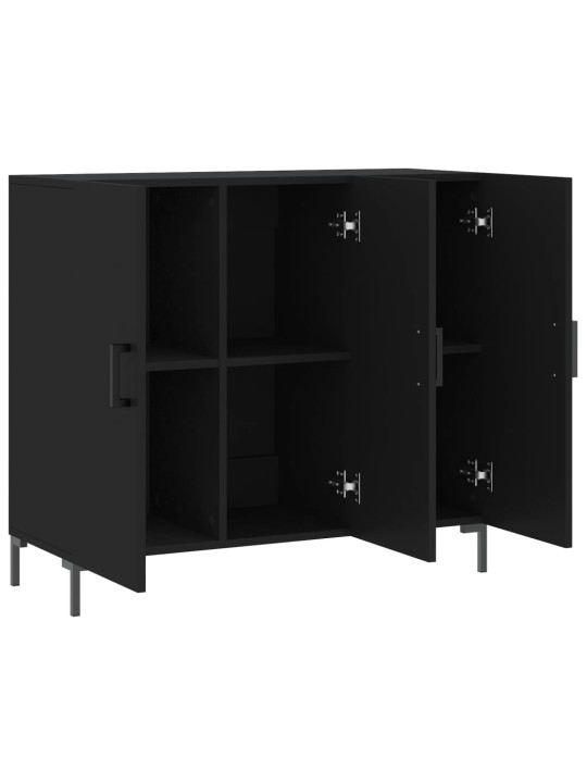 Senkki musta 90x34x80 cm tekninen puu